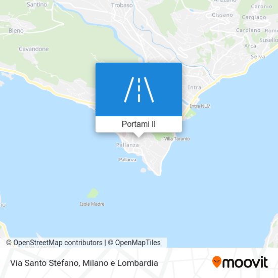 Mappa Via Santo Stefano