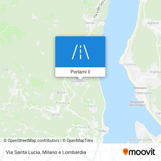 Mappa Via Santa Lucia