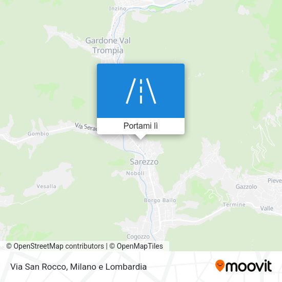 Mappa Via San Rocco