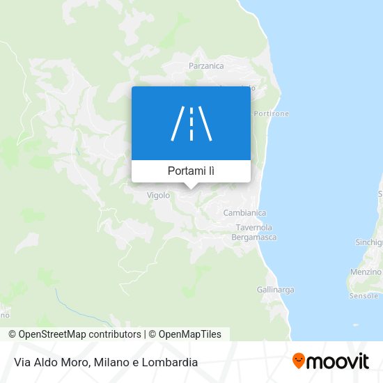 Mappa Via Aldo Moro