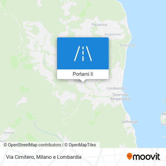 Mappa Via Cimitero