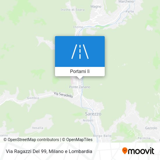 Mappa Via Ragazzi Del 99
