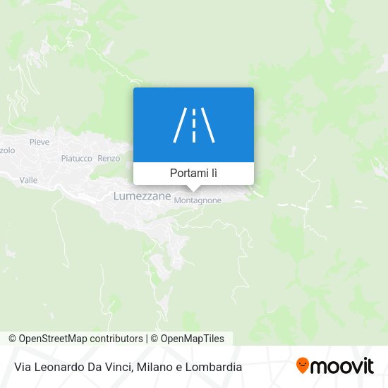 Mappa Via Leonardo Da Vinci