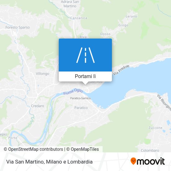 Mappa Via San Martino