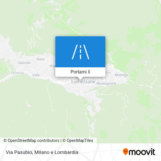 Mappa Via Pasubio