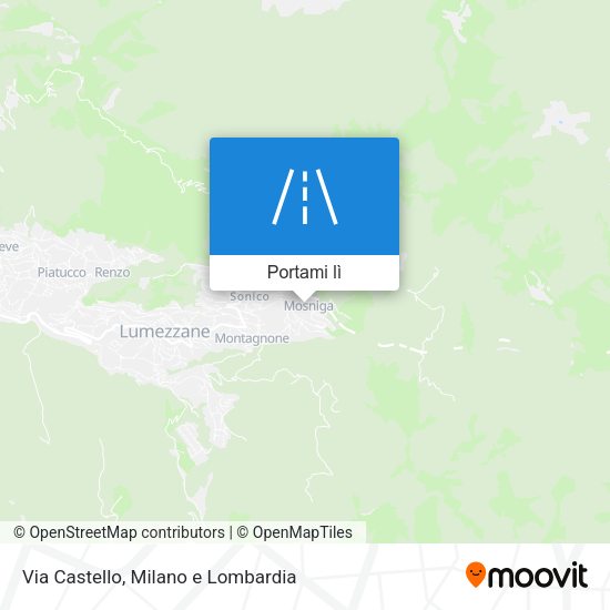 Mappa Via Castello
