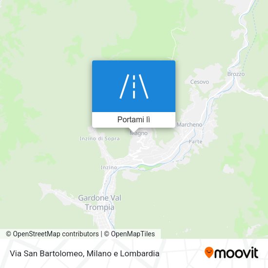 Mappa Via San Bartolomeo
