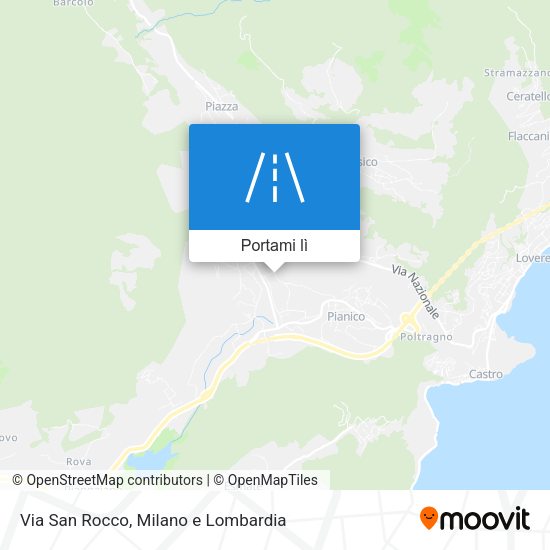 Mappa Via San Rocco