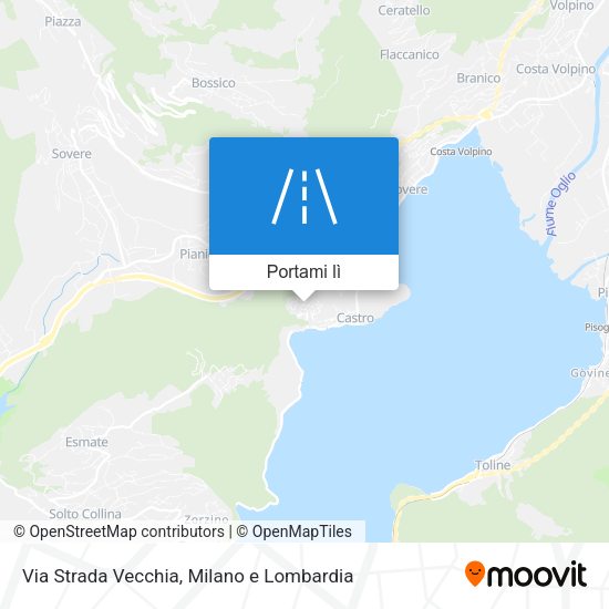 Mappa Via Strada Vecchia