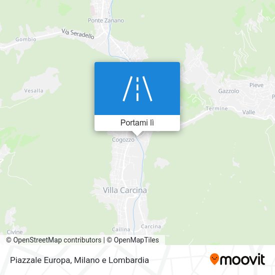 Mappa Piazzale Europa