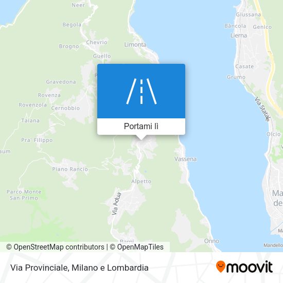 Mappa Via Provinciale