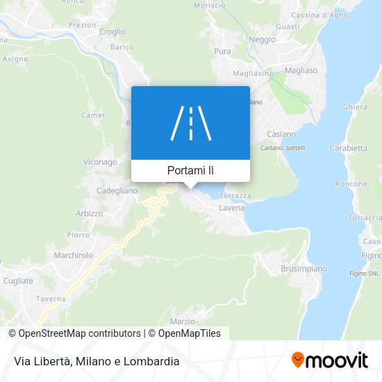 Mappa Via Libertà