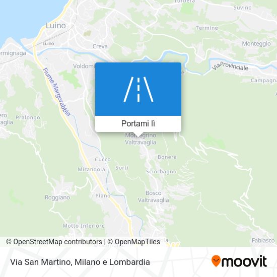 Mappa Via San Martino