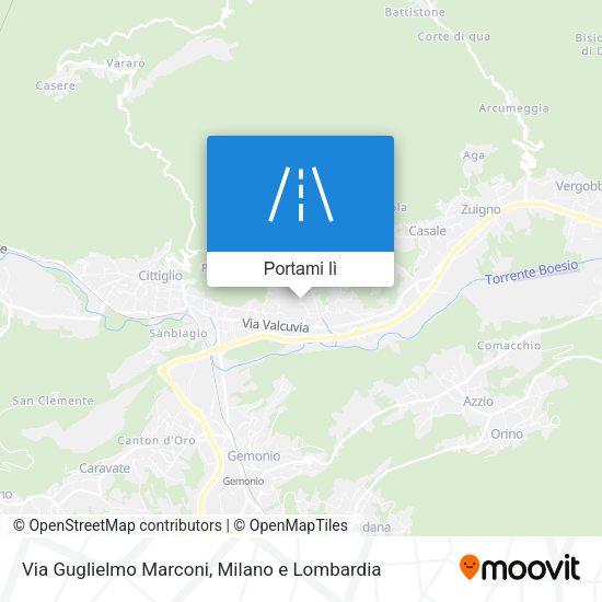 Mappa Via Guglielmo Marconi