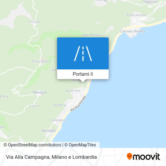 Mappa Via Alla Campagna