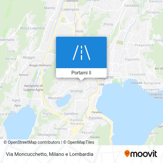 Mappa Via Moncucchetto