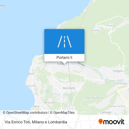 Mappa Via Enrico Toti