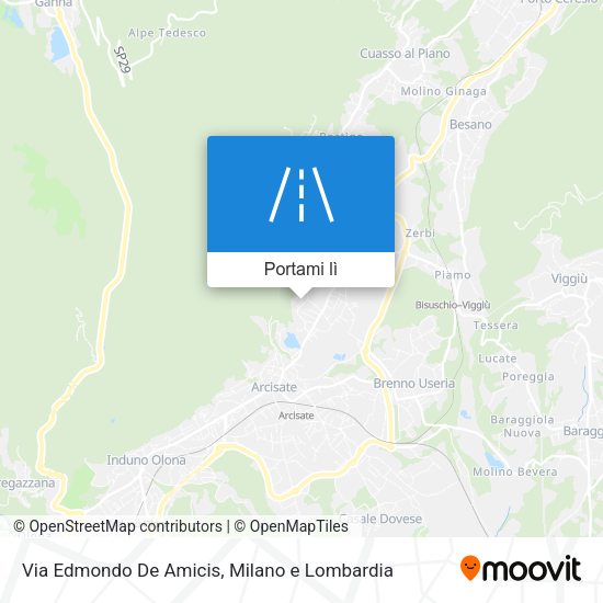 Mappa Via Edmondo De Amicis