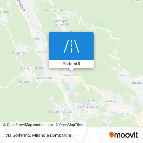 Mappa Via Solferino
