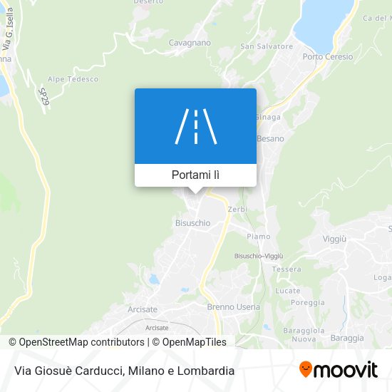 Mappa Via Giosuè Carducci