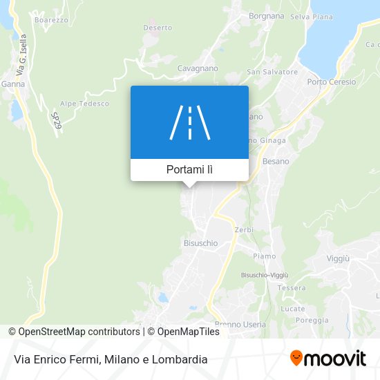 Mappa Via Enrico Fermi
