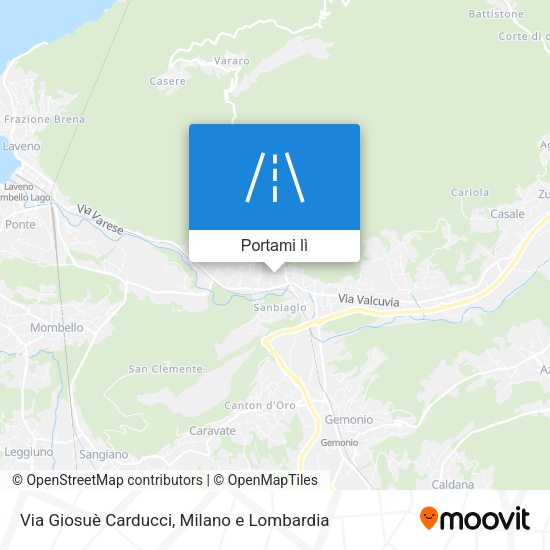 Mappa Via Giosuè Carducci
