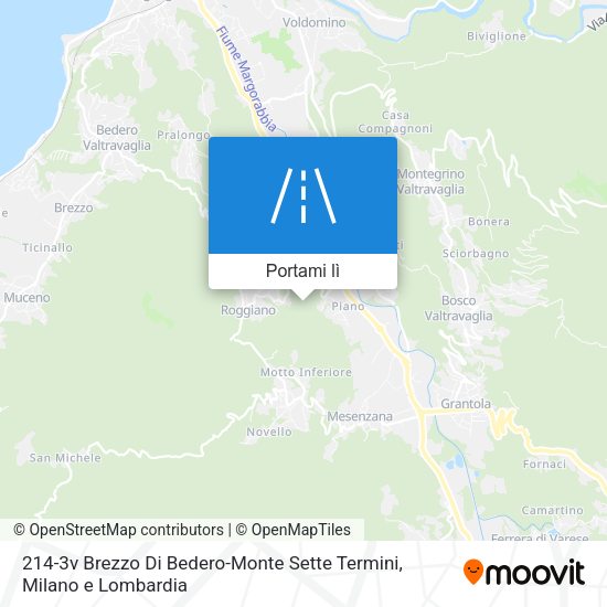 Mappa 214-3v Brezzo Di Bedero-Monte Sette Termini