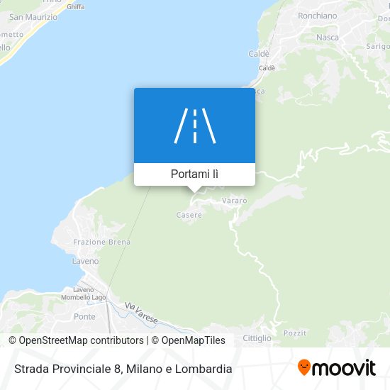 Mappa Strada Provinciale 8