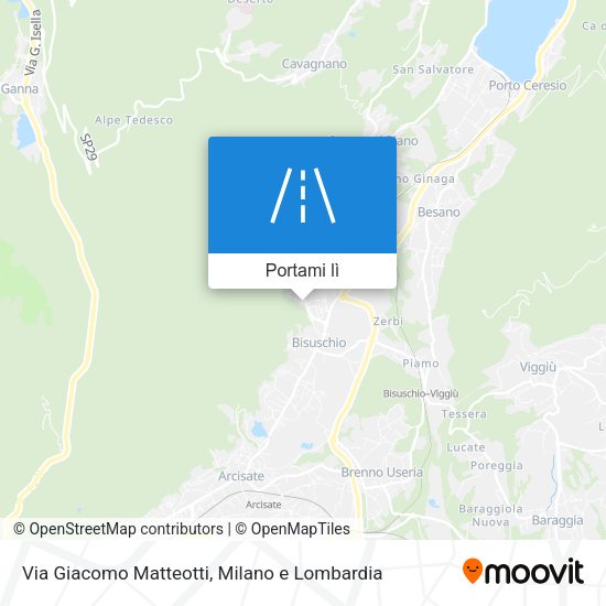 Mappa Via Giacomo Matteotti