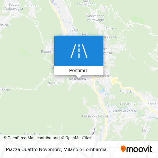 Mappa Piazza Quattro Novembre