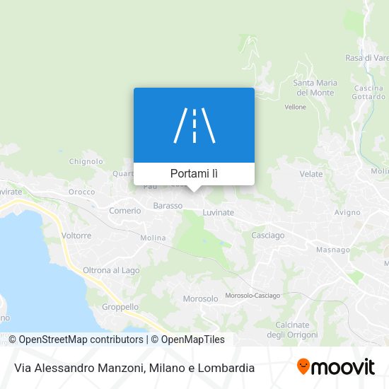 Mappa Via Alessandro Manzoni