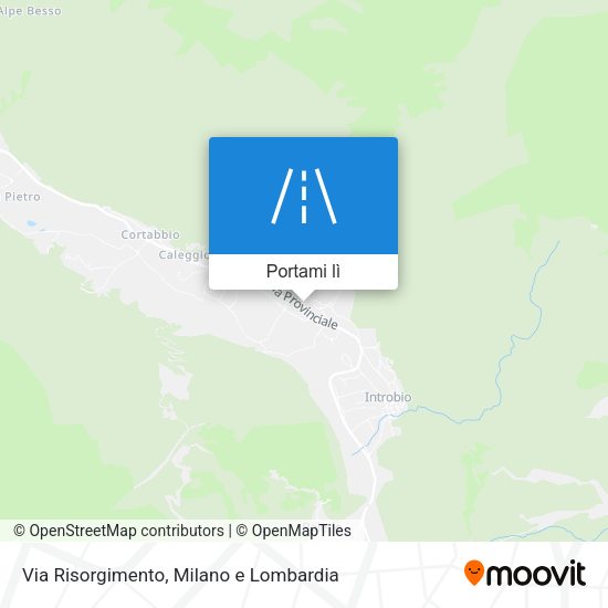 Mappa Via Risorgimento