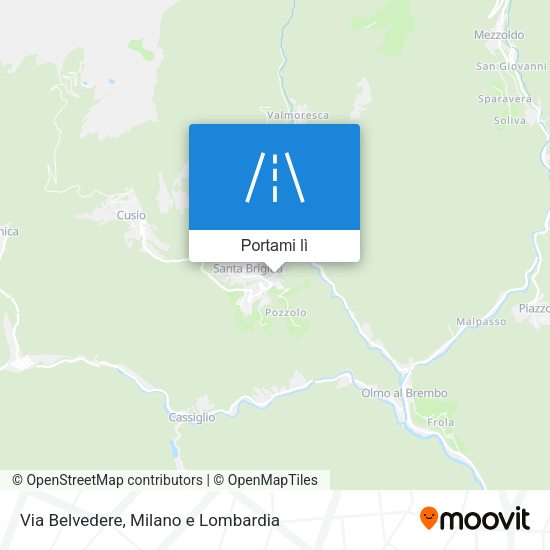 Mappa Via Belvedere