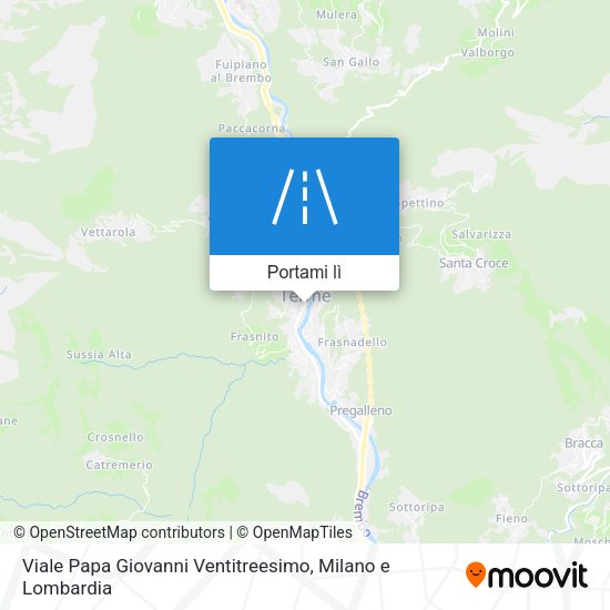 Mappa Viale Papa Giovanni Ventitreesimo