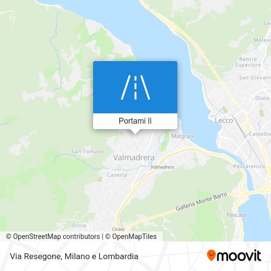 Mappa Via Resegone