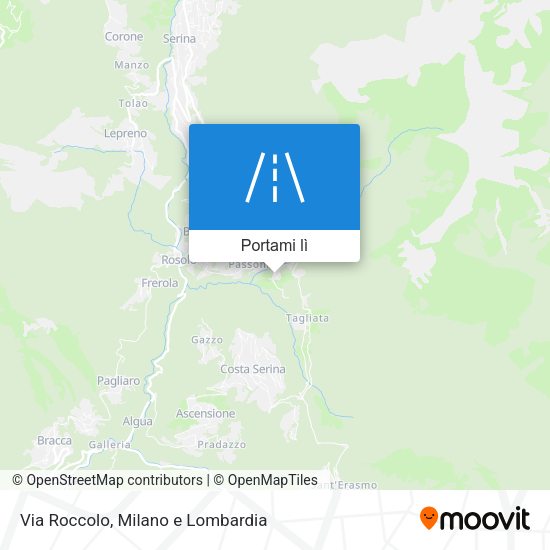 Mappa Via Roccolo
