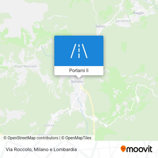 Mappa Via Roccolo