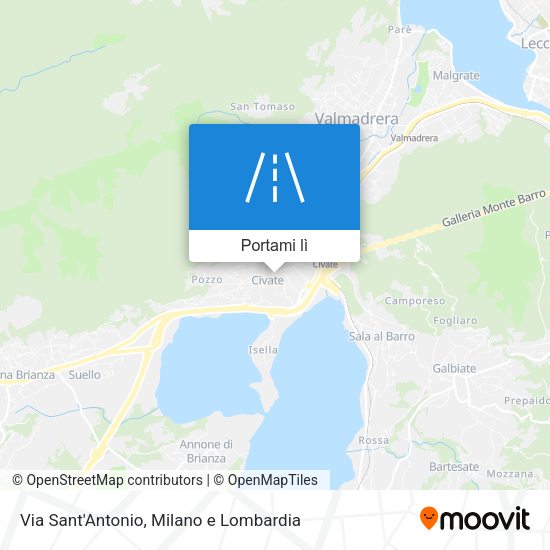 Mappa Via Sant'Antonio