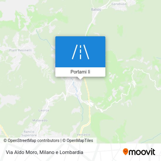 Mappa Via Aldo Moro