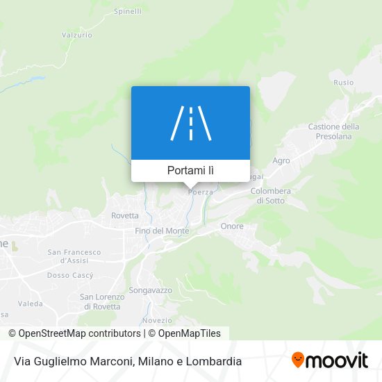 Mappa Via Guglielmo Marconi