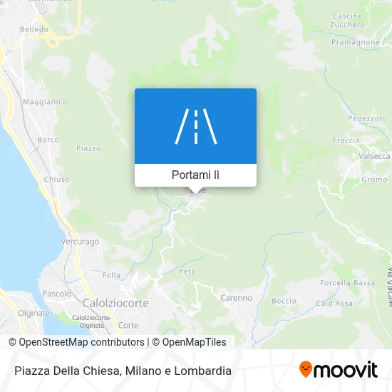 Mappa Piazza Della Chiesa