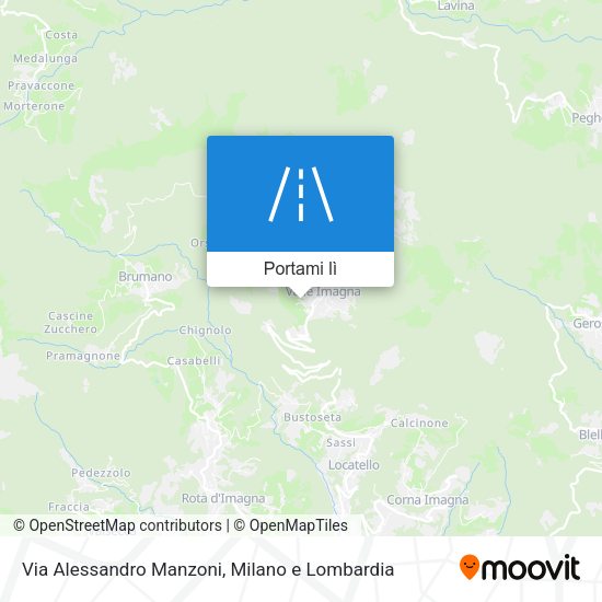 Mappa Via Alessandro Manzoni