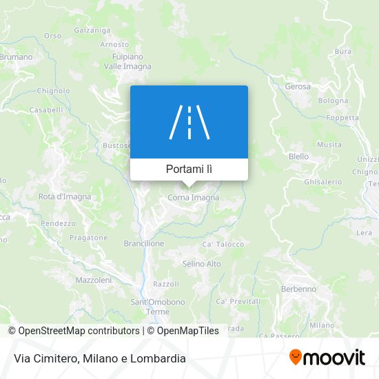 Mappa Via Cimitero