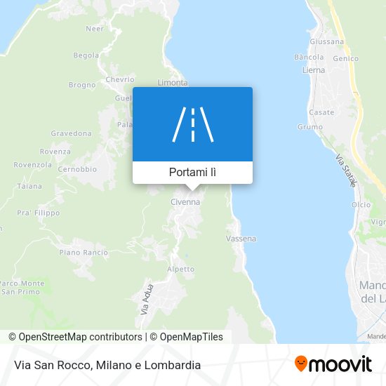 Mappa Via San Rocco