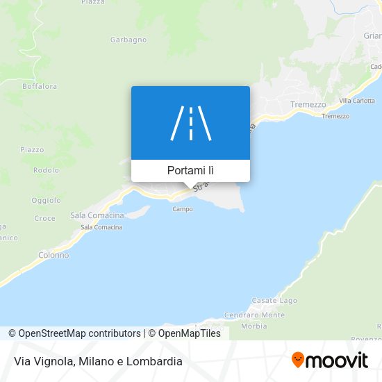 Mappa Via Vignola
