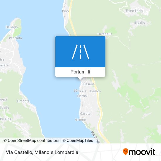 Mappa Via Castello