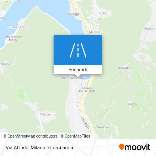 Mappa Via Al Lido