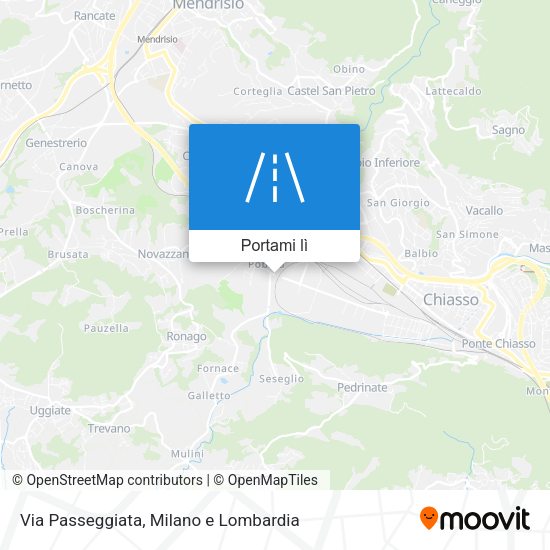 Mappa Via Passeggiata