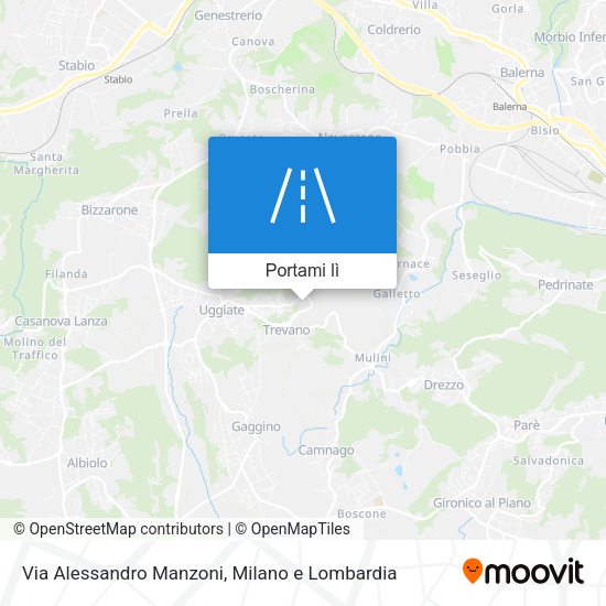 Mappa Via Alessandro Manzoni