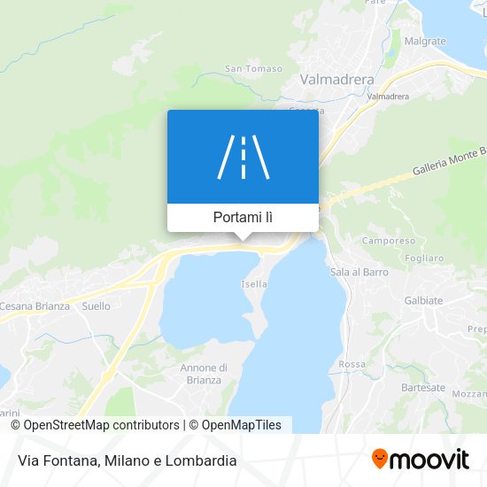 Mappa Via Fontana